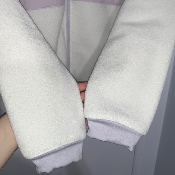 The North Face Denali 2 white and lavender jacket - Picture 6 of 14